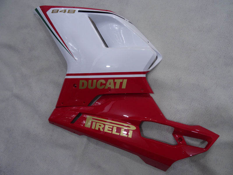Number 9 Red and White Black PIRELLI - Ducati 848 07-11