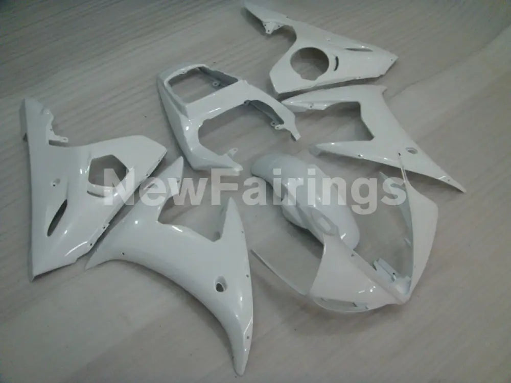 Pearl White No Decals YZF R6 05 Fairing Kit Heartfelt Quality – NewFairings