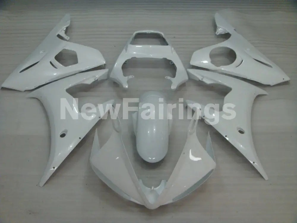 Pearl White No Decals YZF R6 05 Fairing Kit Heartfelt Quality – NewFairings