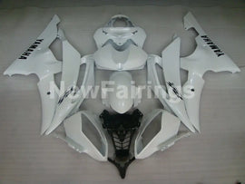 Pearl White with Black Stickers Factory Style - YZF-R6 08-16 Fairing Kit Vehicles & Parts > Vehicle Parts & Accessories