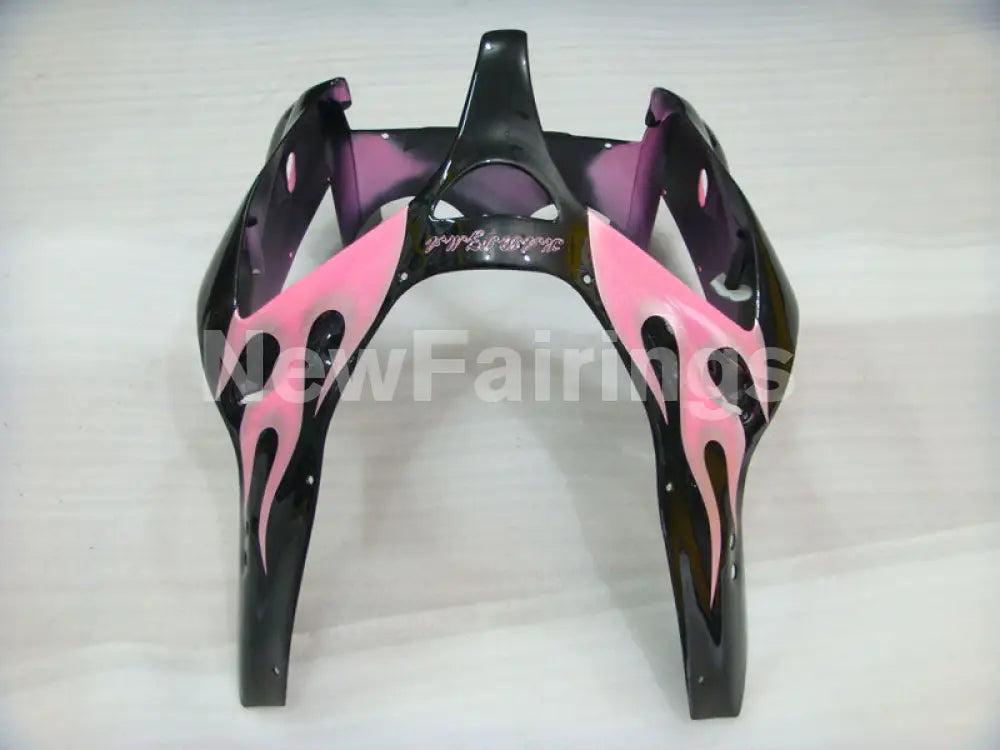 Pink and Black Flame NINJA ZX 6R 00 02 Fairing Kit Vehicles