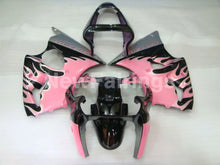 Load image into Gallery viewer, Pink and Black Flame NINJA ZX 6R 00 02 Fairing Kit Vehicles