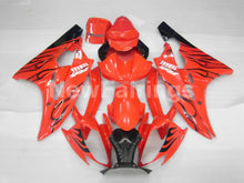 Load image into Gallery viewer, Red and Black Flame- YZF-R6 06-07 Fairing Kit Vehicles &amp; Parts &gt; Vehicle Parts &amp; Accessories &gt; Motor Vehicle Parts &gt;