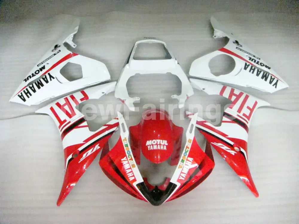 Red and White FIAT YZF-R6 05 Fairing Kit for You – NewFairings