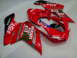 Red and Black Alice - Ducati 848/1098/1198 07-11 Fairing