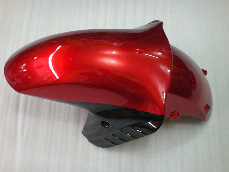 Red and Black Flame - NINJA ZX-14R 06-11 Fairing Kit