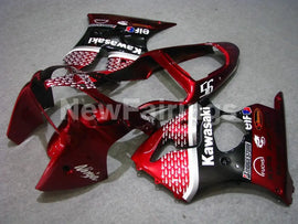 Red and Black FUCHS NINJA ZX 6R 00 02 Fairing Kit Vehicles