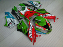 Load image into Gallery viewer, Red Green and Black Motocard - NINJA ZX-6R 09-12 Fairing
