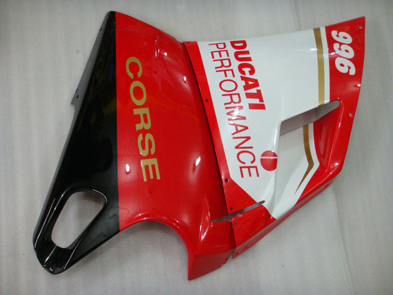 Red and White Black Performance - Ducati 996 96-02 Fairing