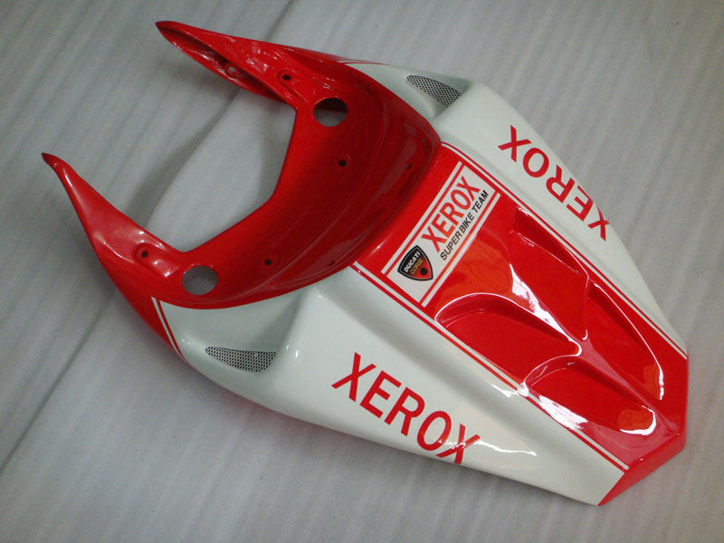 Red and White Black Xerox - Ducati 999 03-04 Fairing Kit