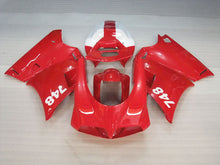 Load image into Gallery viewer, Red and White Factory Style - Ducati 748 96-02 Fairing Kit