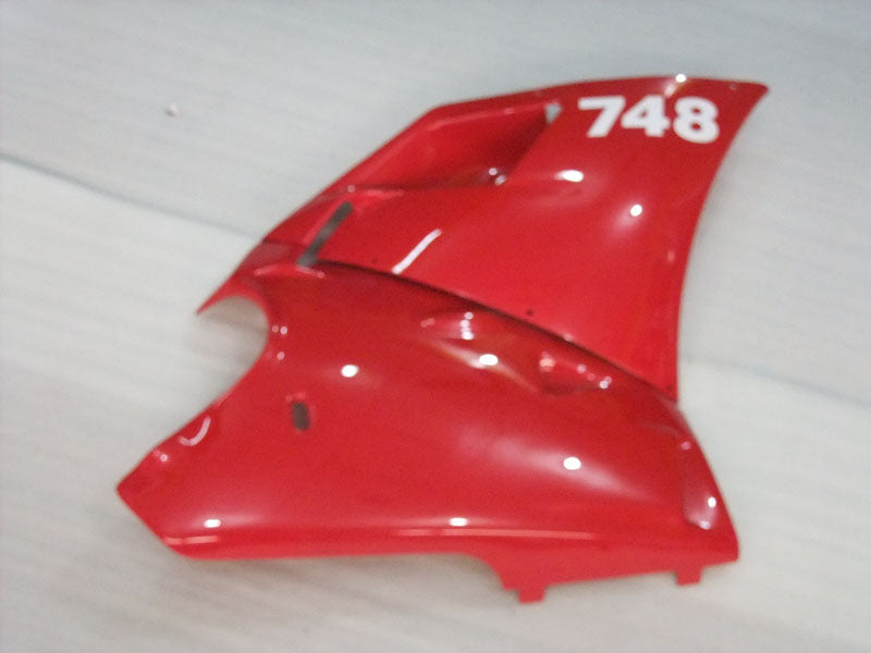 Red and White Factory Style - Ducati 748 96-02 Fairing Kit
