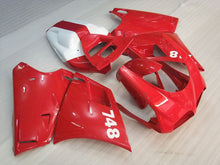 Load image into Gallery viewer, Red and White Factory Style - Ducati 748 96-02 Fairing Kit