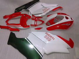 Red and White Green Factory Style - Ducati 999 03-04