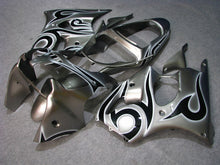 Load image into Gallery viewer, Silver Black Factory Style - NINJA ZX-6R 00-02 Fairing Kit
