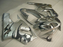 Load image into Gallery viewer, Silver and Black Flame - NINJA ZX-12R 02-04 Fairing Kit