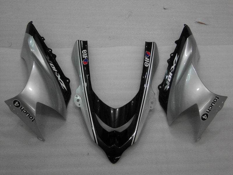 Silver and Black Monster - NINJA ZX-10R 04-05 Fairing Kit