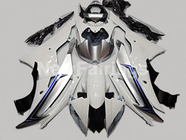 White and Silver Blue No decals - YZF-R6 08-16 Fairing Kit Vehicles & Parts > Vehicle Parts & Accessories > Motor