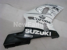 Load image into Gallery viewer, White and Black Corona - GSX-R600 01-03 Fairing Kit