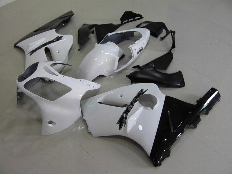 White and Black Factory Style - NINJA ZX-12R 00-01 Fairing