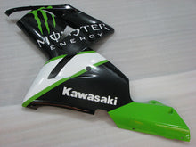 Load image into Gallery viewer, White and Black Green Monster - NINJA ZX-10R 04-05 Fairing Kit