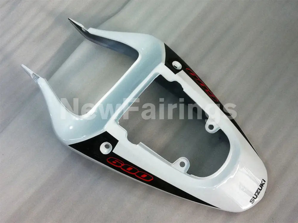 White and Blue Black Factory Style - GSX-R600 01-03 Fairing Kit