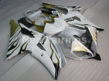 Load image into Gallery viewer, White and Golden Flame - YZF-R6 08-16 Fairing Kit Vehicles &amp; Parts > Vehicle Parts &amp; Accessories > Motor Vehicle Parts