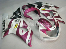 Load image into Gallery viewer, White and Purple Red Factory Style - GSX-R600 01-03 Fairing Kit