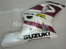 Load image into Gallery viewer, White and Purple Red Factory Style - GSX-R600 01-03 Fairing Kit