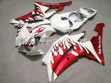 Load image into Gallery viewer, White and Red Flame - YZF-R6 08-16 Fairing Kit Vehicles &amp; Parts > Vehicle Parts &amp; Accessories > Motor Vehicle Parts >