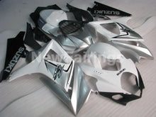 Load image into Gallery viewer, White and Silver Black Factory Style - GSX-R1000 07-08 Fairing Kit