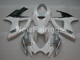White and Silver Factory Style - GSX-R600 06-07 Fairing Kit