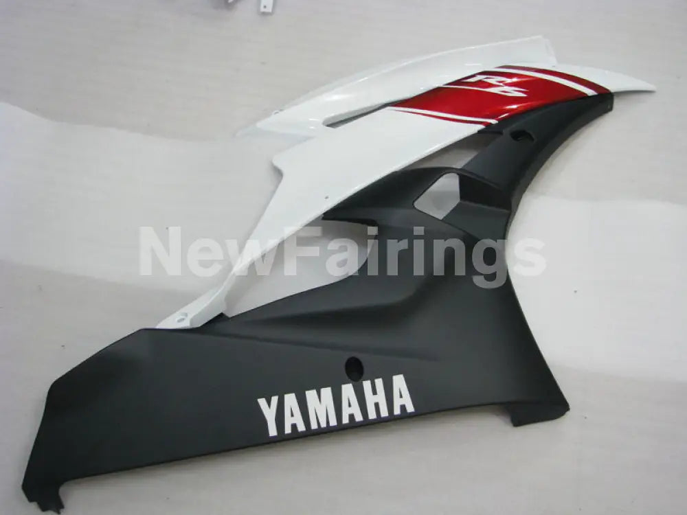 White and Wine Red Matte Black Factory Style - YZF-R6 06-07 Fairing Kit Vehicles & Parts > Vehicle Parts & Accessories