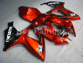 Wine Red Black Factory Style - GSX-R600 06-07 Fairing Kit