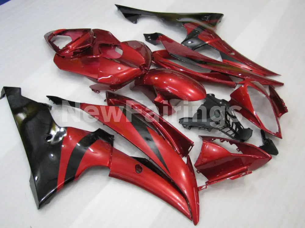 Wine Red and Black Factory Style - YZF-R6 08-16 Fairing Kit Vehicles & Parts > Vehicle Parts & Accessories > Motor