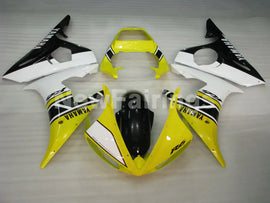 Yellow and White Black Factory Style - YZF-R6 03-04 Fairing Kit Vehicles & Parts > Vehicle Parts & Accessories > Motor