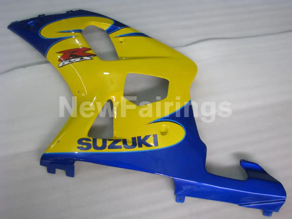 Yellow and Blue White Factory Style - GSX-R600 01-03 Fairing Kit