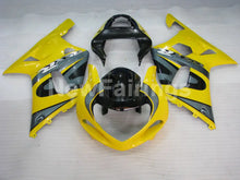 Load image into Gallery viewer, Yellow and Grey Black Factory Style - GSX-R600 01-03 Fairing Kit