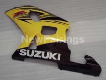 Load image into Gallery viewer, Yellow and Silver Black Factory Style - GSX-R600 01-03 Fairing Kit