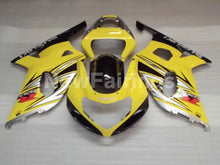 Load image into Gallery viewer, Yellow and Silver Black Factory Style - GSX-R600 01-03 Fairing Kit