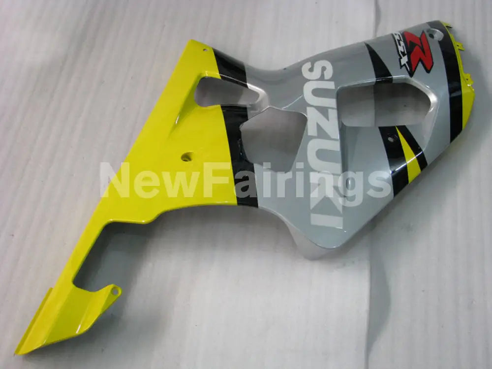 Yellow Silver and Black Factory Style - GSX-R600 01-03 Fairing Kit