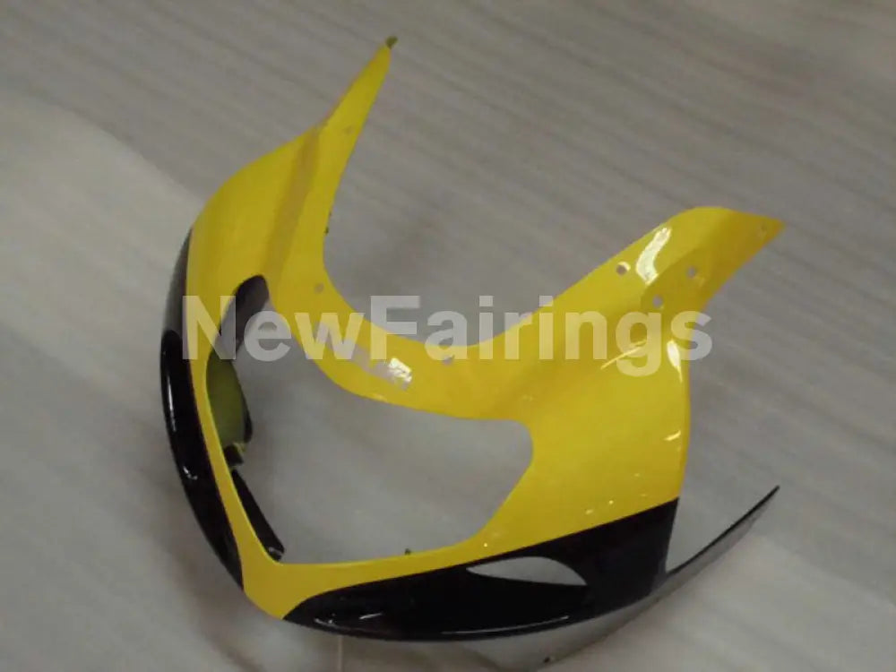 Yellow and Silver Black Factory Style - GSX-R600 01-03 Fairing Kit